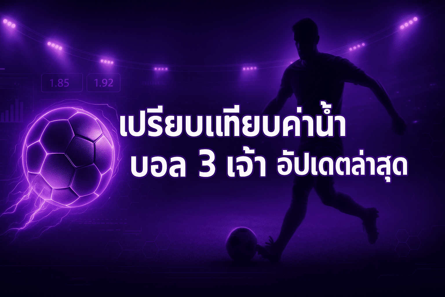 เปรียบเทียบค่าน้ำ บอล